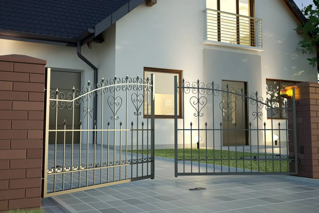 sliding driveway gate